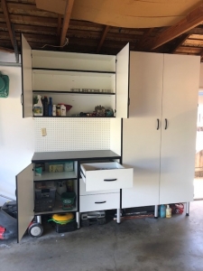 image of cabinets installed